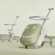 Hop On Kids Ride-On Travel Suitcase Stroller