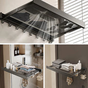 Ultra Suction Expandable Towel Storage Organizer Rack