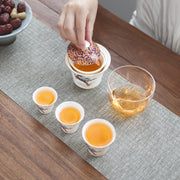 Magical Winter Ceramic Tea Cup Set
