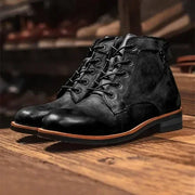 Round Toe Casual Ankle Vintage Men Boots