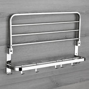 Compact Movable Stainless Foldable Bathroom Rack