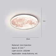 Moon Surface Artistic Modern Ceiling Lamp