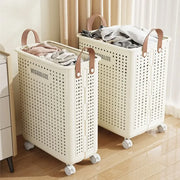 Easy Mobility Modern Space-Saving Laundry Organizer Basket