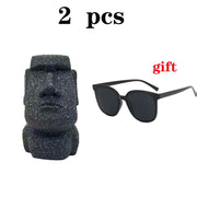 Stone Face Eyeglass Holder Stand