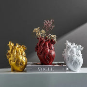 Lovesick Anatomical Heart Ceramic Flower Vase