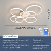 Modern Art Shapes Smart Home LED Chandelier