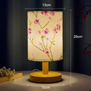Sakura Glow Oriental Blossom Bedside Table Lamp