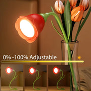 Last Rose Blooming Rose Accent Desk Lamp