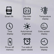 Neon Pulse Smart RGB Multifunctional Wall Clock