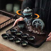 Rotating Handcrafted Tea Ceremony Set