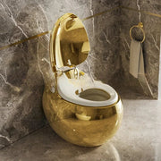 Golden Egg Shape Intelligent Auto Wash Toilet