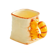 Cat Tail Ceramic Coffee Mug