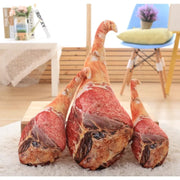 Rib Eye Realistic Ham Plush Sofa Pillow