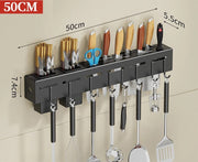 Modern Wall-Mounted Kitchen Organizer Tool Station