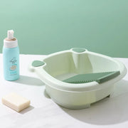 Thickened Plastic Integrated Washboard Compact Washbasin