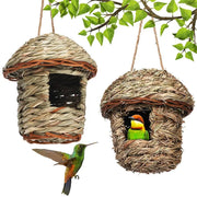 Rustic Natural Wicker Outdoor Birdhouse