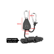 Camp Anywhere Adjustable Ratchet Tent Stabilizer Pulley Hanger