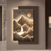 Mountain Landscape Modern Wall Art