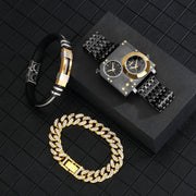 Ultimate Time Keeper Square Watch Gift Set