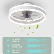 Aura Silent LED Ceiling Fan Lamp