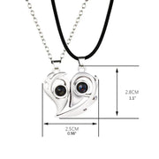 Couple Love Pair Magnetic Necklace
