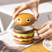 Yummy Hamburger-Shaped Ceramic Hamburger Mug