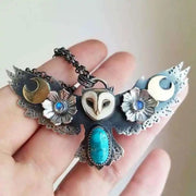 Quiet Watcher Owl Charm Necklace