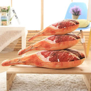 Rib Eye Realistic Ham Plush Sofa Pillow