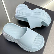 High Heel Soft Sole Platform Slippers