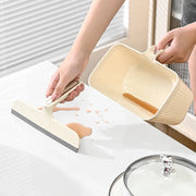 2in1 Waste Disposer Scraper Trash Can