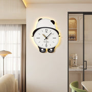 Shy Panda Creative Wall-Hanging Clock