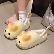Furry Cat Home Slippers