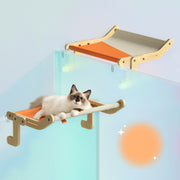 Wooden Window Cat Hanging Bed