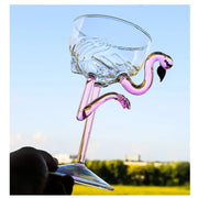 Pink Flamingo Cocktail Clear Party Glasses