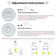 Motion-Activated Adjustable Smart Light Socket
