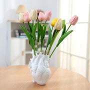 Lovesick Anatomical Heart Ceramic Flower Vase