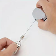 SnapBack Self-Retracting Bathroom Towel Hook