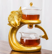 Magnetic Flow Kungfu Turtle Dragon Teapot Infuser
