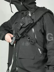 Snap-Release Chest Phone Carrier