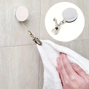 SnapBack Self-Retracting Bathroom Towel Hook