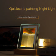 Sand Art LED Quicksand Artistic Table Lamp
