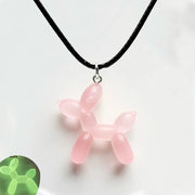 Glowing Captured Spooky Ghost Bottle Necklace