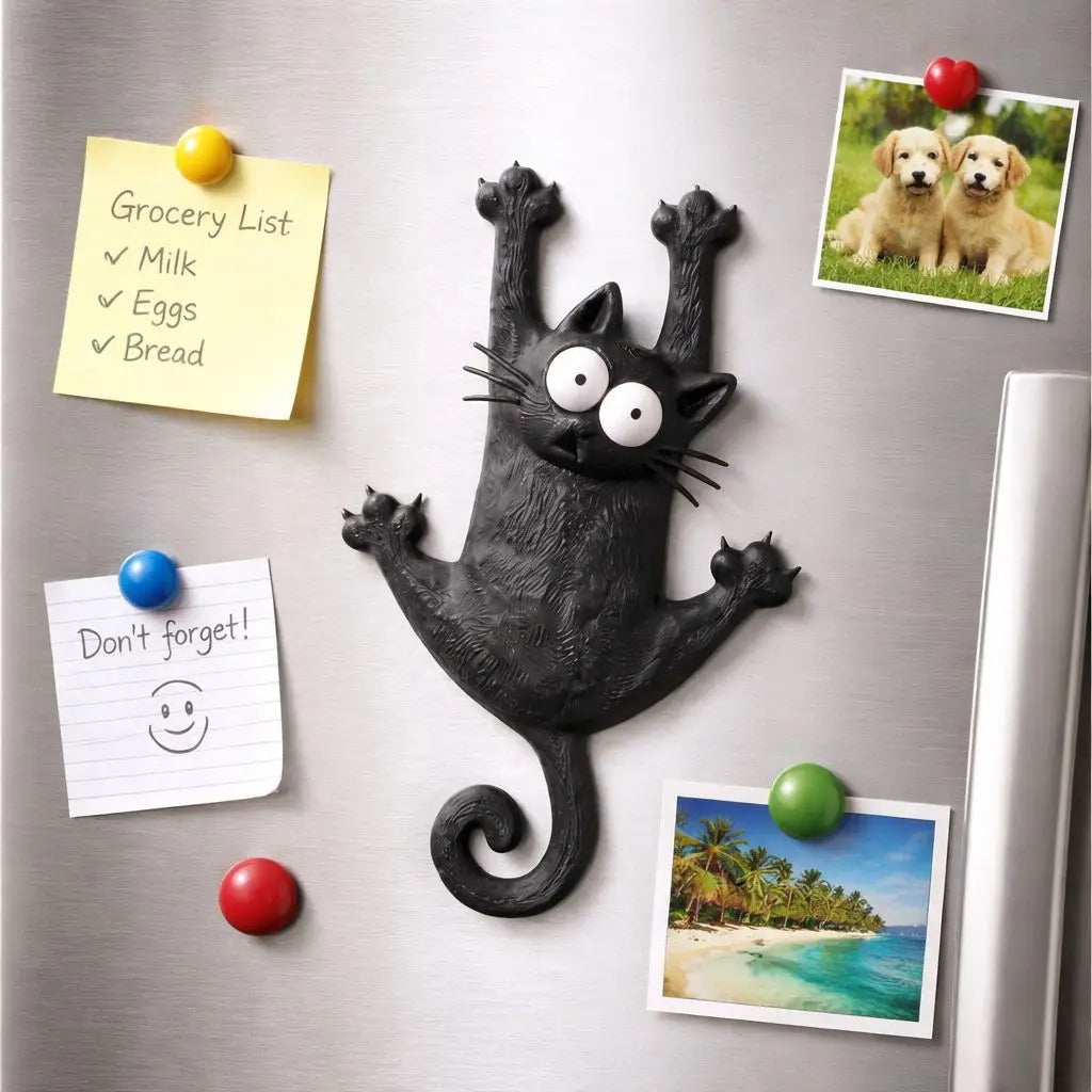 Hang In There Funny Cat Refrigerator Magnet