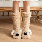Fluffy Ears Cozy Long Socks