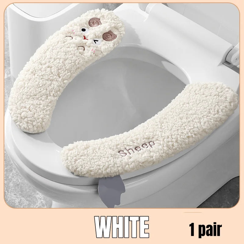 Cozy Plush Warm Toilet Seat Cover