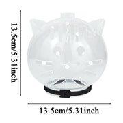 Bubble Cone Transparent Cat Recovery Groom Helmet