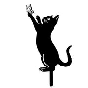 Mystical Black Cat Creative Garden Figure
