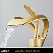 Modern Creative Brass Waterfall Design Faucet