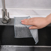 Non-Stick Iron Wipe Double Layer Wire Cleaning Cloth