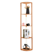 Elegant Wooden LED Light Nordic Shelf